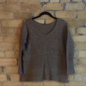 Free people knit wool sweater